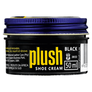 Plush Black Shoe Cream 50ml - myhoodmarket