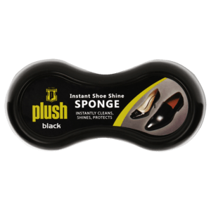 Plush Instant Black Shoe Shine Sponge - myhoodmarket