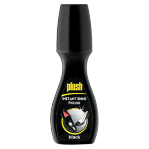 Plush Instant Shine Black Liquid Shoe Polish 75ml - myhoodmarket