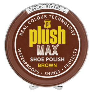 Plush Max Brown Shoe Polish 50ml - myhoodmarket