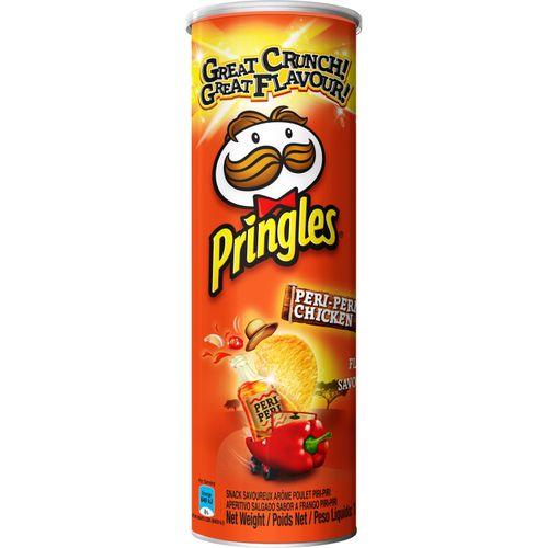 Pringles Peri Peri Chicken flavoured savoury snack 110g - myhoodmarket