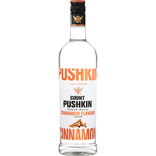 Count Pushkin Cinnamon Vodka Bottle 750ml - HoodMarket