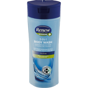 Renew 3 In 1 Active Body Wash 400ml - myhoodmarket