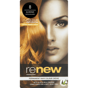 Renew Almond Medium Blonde 8 Permanent Hair Colour Créme 50mll - myhoodmarket