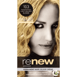 Renew Créme Light Golden Brown 10.3 Hair Colour 50ml - myhoodmarket
