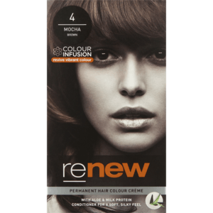 Renew Mocha Brown 4 Permanent Hair Colour Créme 50ml - myhoodmarket
