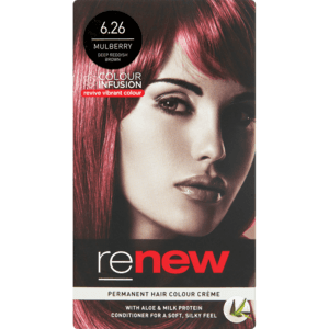 Renew Mulberry Deep Reddish Brown 6.26 Permanent Hair Colour Créme 50ml - myhoodmarket