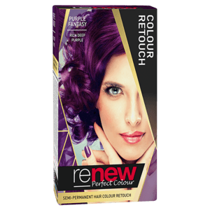 Renew Perfect Colour Semi-Permanent Hair Colour Retouch Purple Fantasy Rich Deep Purple - myhoodmarket