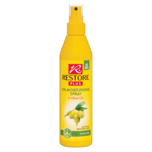 Restore Plus Oil Moisturising Spray + Olive Oil For Dry Hair 250ml - myhoodmarket