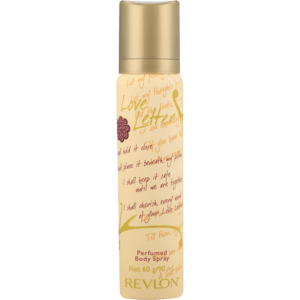 Revlon Love Letter Ladies Perfumed Body Spray 90ml - myhoodmarket