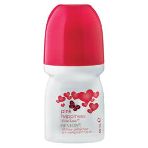 Revlon Pink Happiness First Love Ladies Anti-Perspirant Roll-On 50ml - myhoodmarket