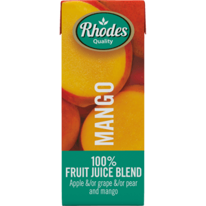 Rhodes 100% Mango Fruit Juice Blend 200ml - myhoodmarket
