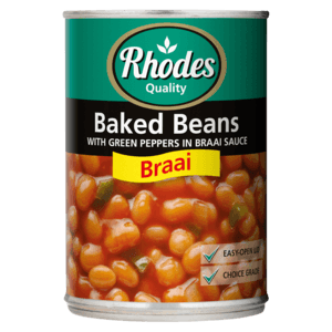Rhodes Braai Baked Beans Can 400g - myhoodmarket
