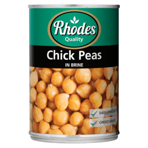Rhodes Chick Peas In Brine Can 410g - myhoodmarket