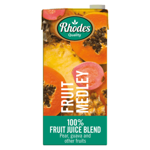 Rhodes Fruit Medley 100% Fruit Juice Box 1L - myhoodmarket