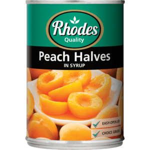 Rhodes Peach Halves 410g - myhoodmarket