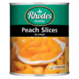 Rhodes Peach Slices In Syrup 825g - myhoodmarket