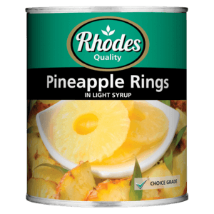 Rhodes Pineapple Rings In Light Syrup Can 825g - myhoodmarket