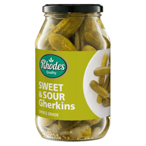 Rhodes Sweet & Sour Gherkins 780g - myhoodmarket