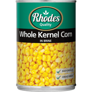Rhodes Whole Kernel Sweetcorn 410g - myhoodmarket