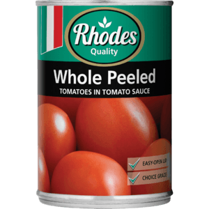 Rhodes Whole Peeled Tomatoes In Tomato Sauce 410g - myhoodmarket