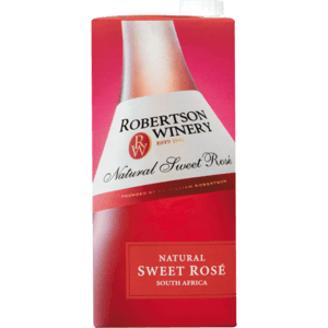 Robertson Winery Natural Sweet Rosè Box 1L - myhoodmarket