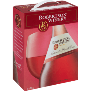 Robertson Winery Natural Sweet Rosé Wine Box 3L - myhoodmarket
