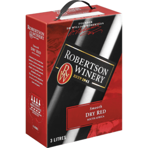 Robertson Winery Smooth Dry Red Wine Carton 3L - myhoodmarket