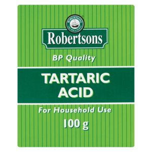 Robertsons Tartaric Acid Box 100g - myhoodmarket