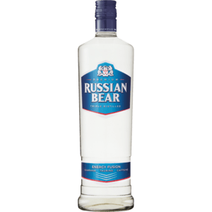 Russian Bear Energy Fusion Vodka Bottle 750ml - myhoodmarket