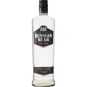 Russian Bear Original Vodka Bottle 750ml - myhoodmarket