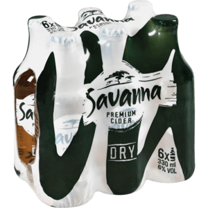 Savanna Dry Cider Bottles 6 x 330ml - myhoodmarket