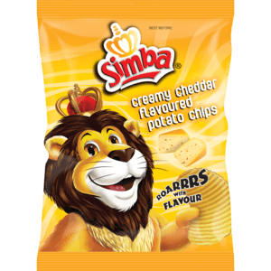Simba Creamy Cheddar Flavoured Potato Chips 125g - myhoodmarket