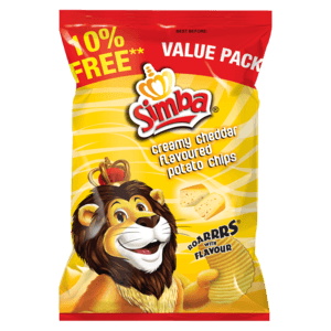 Simba Creamy Cheddar Flavoured Potato Chips 220g - myhoodmarket