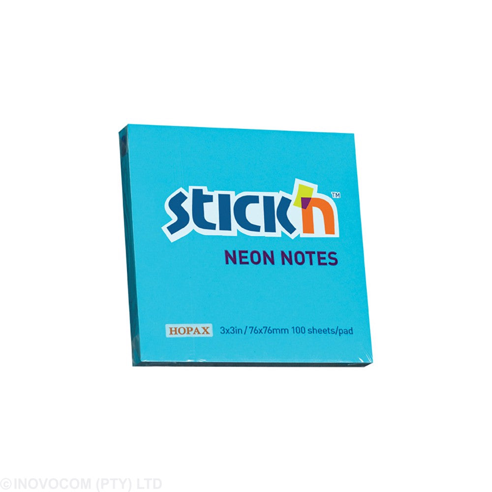 Stick n Notes Neon 76x76 Assorted