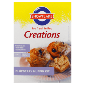Snowflake Creations Blueberry Muffin Kit 600g - myhoodmarket