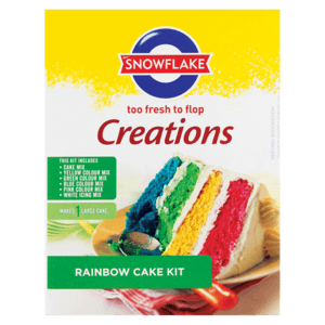 Snowflake Creations Rainbow Cake Kit 900g - myhoodmarket