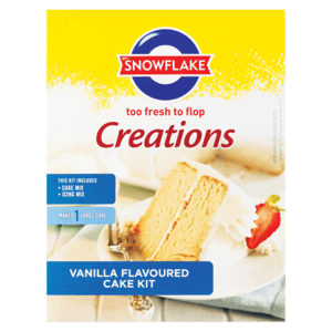 Snowflake Creations Vanilla Flavoured Cake Kit 800g - myhoodmarket