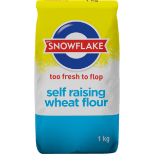 Snowflake Self Raising Wheat Flour 1kg - myhoodmarket