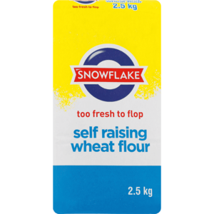 Snowflake Self Raising Wheat Flour 2.5kg - myhoodmarket
