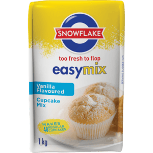 Snowflake Vanilla Cupcake Mix 1kg - myhoodmarket