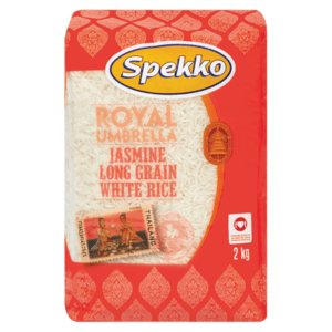 Spekko Royal Umbrella Jasmine Long Grain White Rice 2kg - myhoodmarket