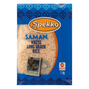Spekko Saman White Long Grain Rice 1kg - myhoodmarket