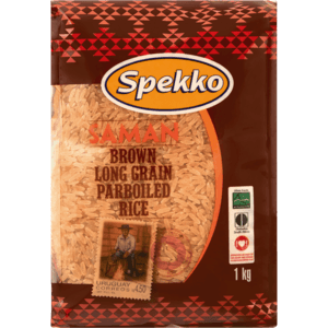 Spekko Sasman Brown Long Grain Parboiled Rice 1kg - myhoodmarket