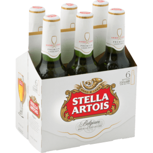 Stella Artois Beer Bottles 6 x 330ml - myhoodmarket