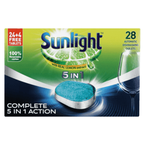 Sunlight 5-In-1 28 Dishwasher Tab Pack - myhoodmarket