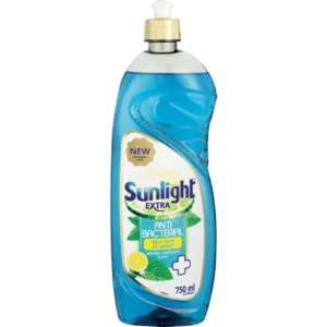 Sunlight Extra Anti-Bacterial Dishwashing Liquid 750ml - myhoodmarket