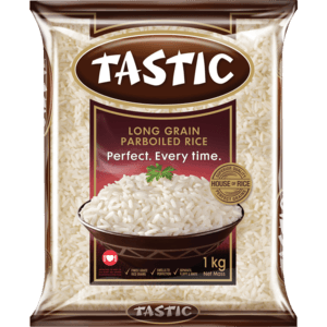 Tastic Long Grain Parboiled Rice 1kg - myhoodmarket