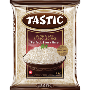 Tastic Long Grain Parboiled Rice 2kg - myhoodmarket