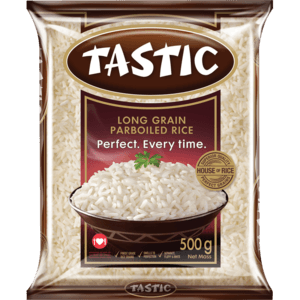 Tastic Long Grain Parboiled Rice 500g